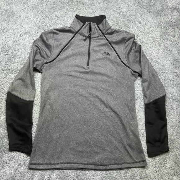 The North Face Tops - The North Face 1/4 Zip Performance Top Women's M Gray & Black Running Outdoor